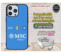 COVER personalizzata con nome NAPOLI huawei Pixel Honor Xiaomi Motorola realme