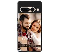 Cover Personalizzata Foto per Google Pixel 7 Pro Custodia Personalizzabile con Immagini Collage Disegni Testo Nome Protezione in TPU Morbido, Idea Regalo per Compleanno Anniversario