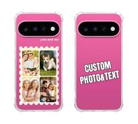 Cover Personalizzata per Google Pixel 11 Foto e Nome, Custodia Trasparente TPU Antiurto, Morbida Ultra Sottile Anti Ingiallimento, Protezione Fotocamera e Paracolpi, Idea Regalo Personalizzato