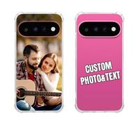 Cover Personalizzata per Google Pixel 11 Foto e Nome, Custodia Trasparente TPU Antiurto, Morbida Ultra Sottile Anti Ingiallimento, Protezione Fotocamera e Paracolpi, Idea Regalo Personalizzato