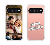 Cover Personalizzata per Google Pixel 11 Pro XL Foto e Nome, Custodia Trasparente TPU Antiurto, Morbida Ultra Sottile Anti Ingiallimento, Protezione Fotocamera e Paracolpi, Idea Regalo Personalizzato