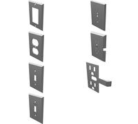 Cover Plate for Electric Outlets - Universal Switch Plate with Safety Shield