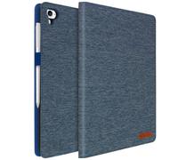 Cover Porta Carte iPad 5 / 6 / Air Tessuto blu