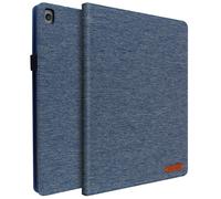 Cover Porta Carte iPad 9 2021 iPad 8 2020 iPad 7 2019 Tessuto blu