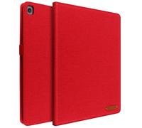 Cover Porta Carte iPad 9 2021 iPad 8 2020 iPad 7 2019 Tessuto rosso