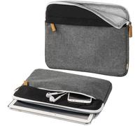 Hama Custodia per tablet e notebook fino a 11 pollici (custodia per tablet, computer portatile, tablet, MacBook, Surface, custodia, custodia per laptop, Sleeve) nero grigio