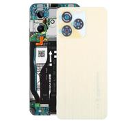 Cover posteriore batteria originale con copri obiettivo per Realme C53 oro