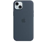 Apple Custodia MagSafe in silicone per iPhone 15 Plus - Blu Tempesta