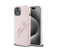 Cover posteriore Karl Lagerfeld Karl Script Rosa - iPhone 15