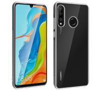 Cover Posteriore + Pellicola Vetro Temperato Trasparente Huawei P30 Lite
