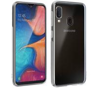 Cover Posteriore + Pellicola Vetro Temperato Trasparente Samsung Galaxy A20e