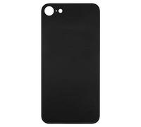 Cover posteriore per batteria sostitutiva parti di ricambio compatibile con iPhone 8, (nero, bisogno di rimuovere il vetro della fotocamera, piccolo foro)