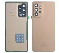 Cover posteriore posteriore originale Samsung per Samsung Galaxy A53 A536B 5G (arancione) con strisce adesive premontate e vetro per fotocamera