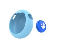 Cover protettiva in silicone per Tamagotchi Paradise con copritasti e cordino per una maggiore durata (custodia + copritasti blu)