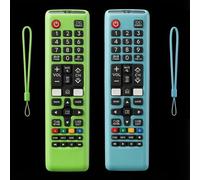 Cover protettiva in silicone per telecomando Samsung TV AA59-00741A, AA59-00786A, BN59-01175N, BN59-01315B, antiurto, antiscivolo, lavabile, confezione da 2