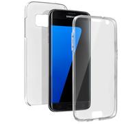 Cover Protettiva Integrale Fronte Retro per Galaxy S7 Edge - Trasparente