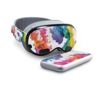 Cover protettiva lucida con glitter compatibile con Beats Solo 4 - Vernice acquamarina - Pellicola protettiva in vinile 3M di alta qualit - Faci