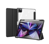 Cover protettiva per iPad Pro 12.9, design ibrido sottile con ammortizzatore e chiusura magnetica, guscio posteriore trasparente per una migliore