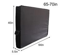 Cover Protettiva TV da Esterno Impermeabile Nera Adatta a Più Misure Opzioni