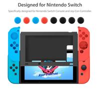 Cover protettiva ultrasottile per Joy-Con di Nintendo Switch, design ergonomico, impugnature in silicone morbido e resistente per un'esperienza di