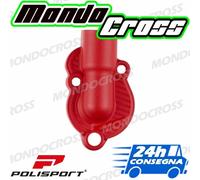 Cover protezione pompa acqua POLISPORT Rosso HONDA CRF 450 R 2017 (17)