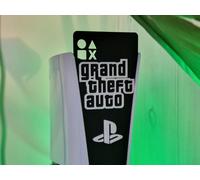 Cover PS5 Slim GTA Grand Theft Auto Faceplate Frontale Multicolore Gaming