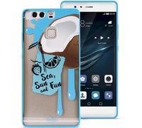 Cover Puro Crystal Tropical Cocco Hard Case Protezione Scocca Per Huawei P9