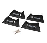 Cover ricambio 4 pz. per barre Yakima Thru e 2 chiavi Sks