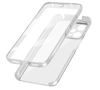 Cover rigida 360° per Xiaomi Redmi Note 12 5G, fronte flessibile trasparente