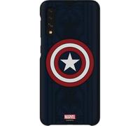 Cover rigida Captain America Galaxy Friends per Galaxy A50 A505, Blu