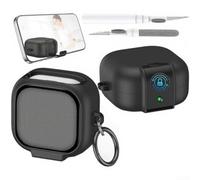 Cover Rigida per Galaxy Buds 4 Pro - Case PC Leggero e agli Urti - Guscio Protettivo per Slim Fit per Trasporto per sicuro - Accessorio Essenziale per Viaggi - 5.8x5.8x3.0cm(Black)