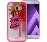 Cover Rigida Puro Crystal Fragola Per Samsung Galaxy A5 2017