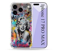 Cover rinforzata per iPhone 17 Pro Max Street Art Maryline Monroe