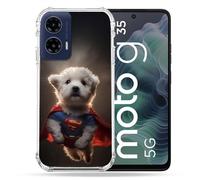 Cover rinforzata per Motorola G35 5G Animale Super Cane