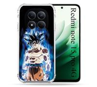 Cover rinforzata per Redmi Note 15 Pro 4G Manga Dragon Ball Sangoku, colore: Nero