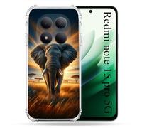 Cover rinforzata per Redmi Note 15 Pro 5G Animal Elephant Savane