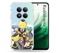 Cover rinforzata per Redmi Note 15 Pro 5G Manga Assassination Classroom Kuro Trio