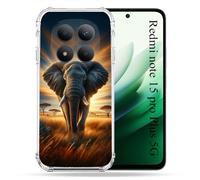 Cover rinforzata per Redmi Note 15 Pro Plus 5G Animal Elephant Savane