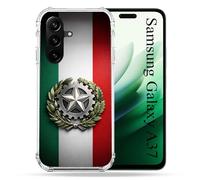 Cover rinforzata per Samsung Galaxy A37 5G Viaggi Bandiera Italia