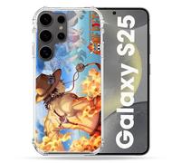 Cover rinforzata per Samsung Galaxy S25 Manga One Piece Ace Color