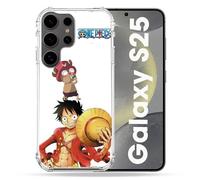 Cover rinforzata per Samsung Galaxy S25 Manga One Piece Chopper
