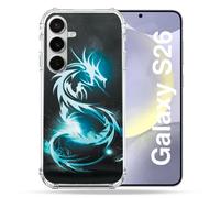 Cover rinforzata per Samsung Galaxy S26 Fantastica Drago Blu