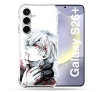 Cover rinforzata per Samsung Galaxy S26 Plus Manga Tokyo Ghoul Kaneki, colore: Bianco