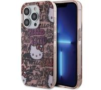 Cover rosa Hello Kitty Graffiti per iPhone 15 Pro