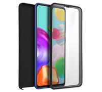 Cover Samsung Galaxy A41 Silicone Fronte Retro Ricopre lo schermo nero
