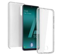 Cover Samsung Galaxy A50 Silicone Fronte Retro Rigido Trasparente