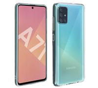 Cover Samsung Galaxy A71 Silicone Morbida / Vetro Temperato 9H Trasparente