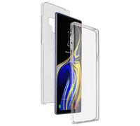 Cover Samsung Galaxy Note 9 Protezione Silicone + Retro Rigido - Trasparente