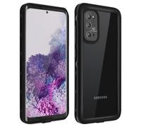 Cover Samsung Galaxy S20 bimateria Waterproof 2m con vetrino Redpepper Nero