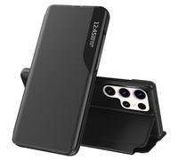 Cover Samsung Galaxy S25 Ultra 5G Pelle Clear View Flip Folio Custodia a libro per Galaxy S25 Ultra Cover 360 Antiurto Antigraffio Supporto per Samsung S25 Ultra Case